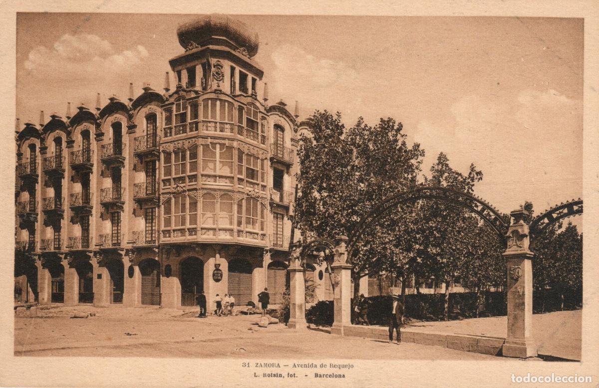 Cartes Postales: BONITA POSTAL - ZAMORA - AVENIDA DE REQUEJO - L. ROISIN