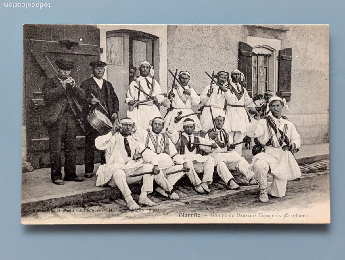 Postales: MUY DIFICIL POSTAL GRUPO DANZANTES CASTELLANOS AVILA TIPOS ED FRANCESA CASTILLA PERFECTA CONS