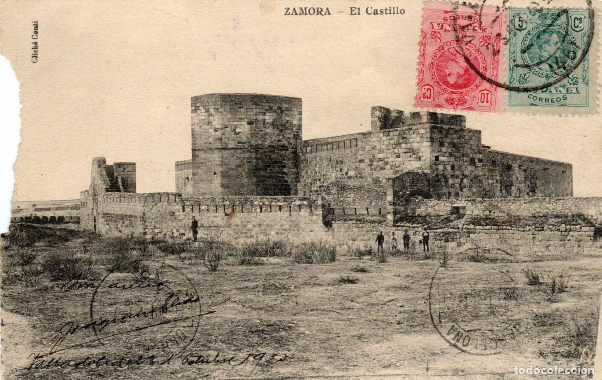 Postcards: BONITA POSTAL - ZAMORA - EL CASTILLO - SALVADOR ALVAREZ - GRAN BAZAR