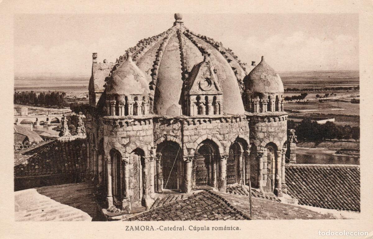 Postkarten: BONITA POSTAL - ZAMORA - CATEDRAL - CUPULA ROMANICA - ED. E. ALMERALL