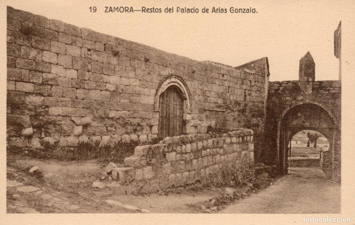 Postkarten: POSTAL ZAMORA - RESTOS DEL PALACIO DE ARIAS GONZALO - COLECCION DE LA LIBRERIA DE JACINTO GONZALEZ