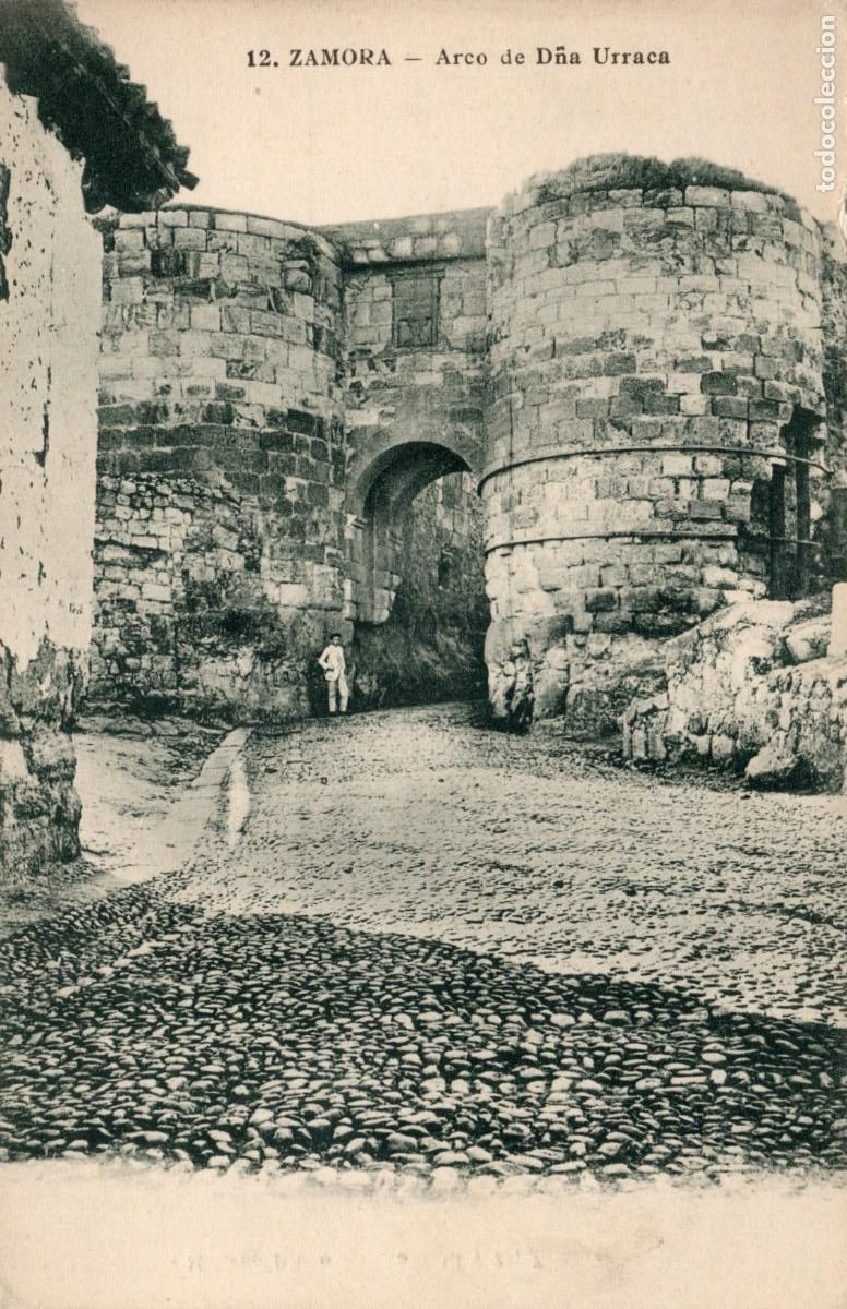 Postkarten: BONITA POSTAL - ZAMORA - ARCO DE DO&Ntilde;A URRACA - MARIANO PRIETO