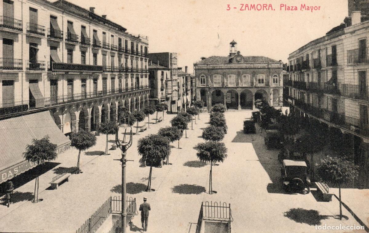 Postkarten: BONITA POSTAL - ZAMORA - PLAZA MAYOR - FELICIANO IGLESIAS - FOTOT. THOMAS
