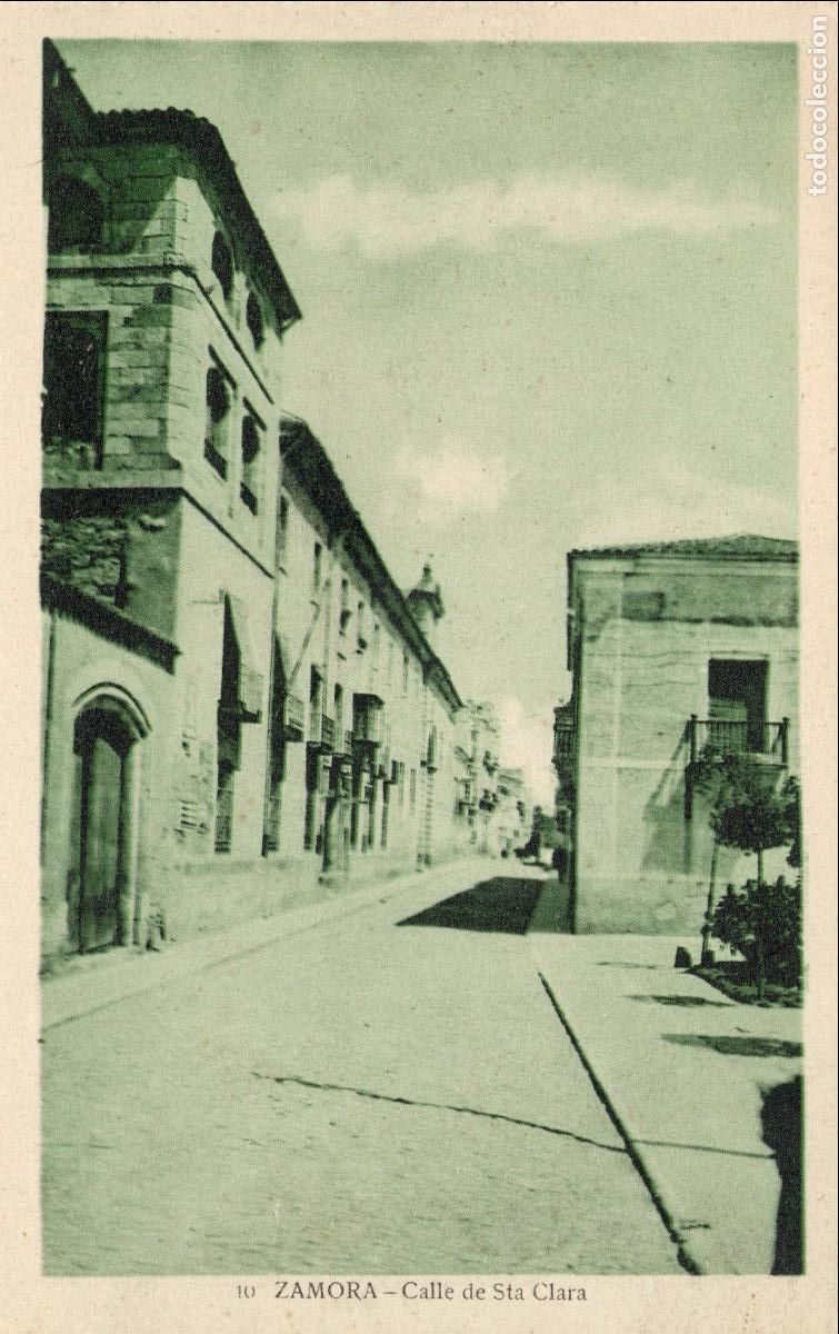 Postkarten: BONITA POSTAL - ZAMORA - CALLE DE STA. CLARA - MATEU S.A.