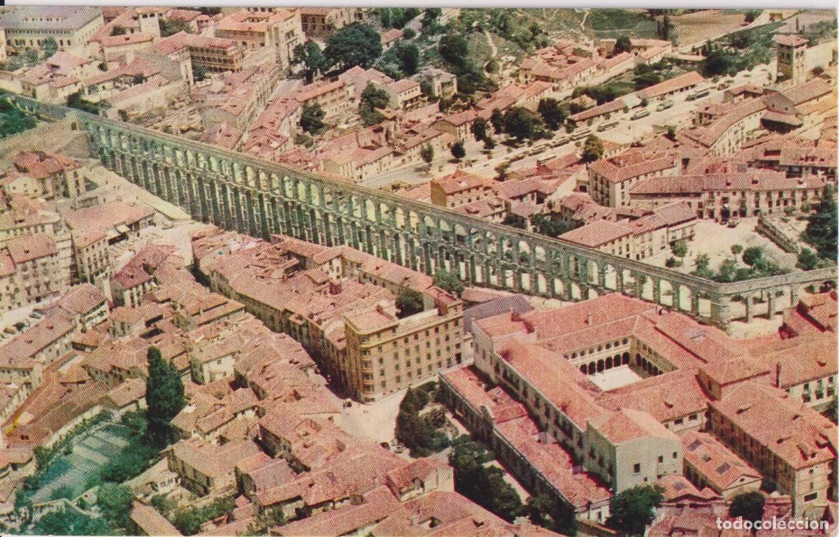 Postales: SEGOVIA, ACUEDUCTO ROMANO - RIEUSSET - IBERIA LINEAS AEREAS DE ESPA&Ntilde;A - S/C