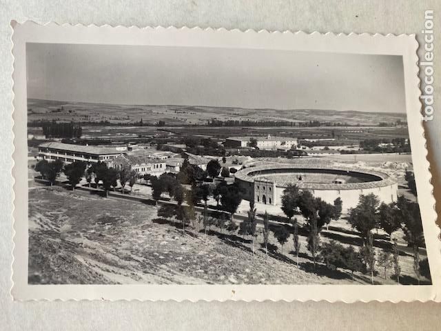 Postales: Burgo de Osma. Plaza de Toros, Hospital y Carcel. Ed. Arribas. Escrita 1957