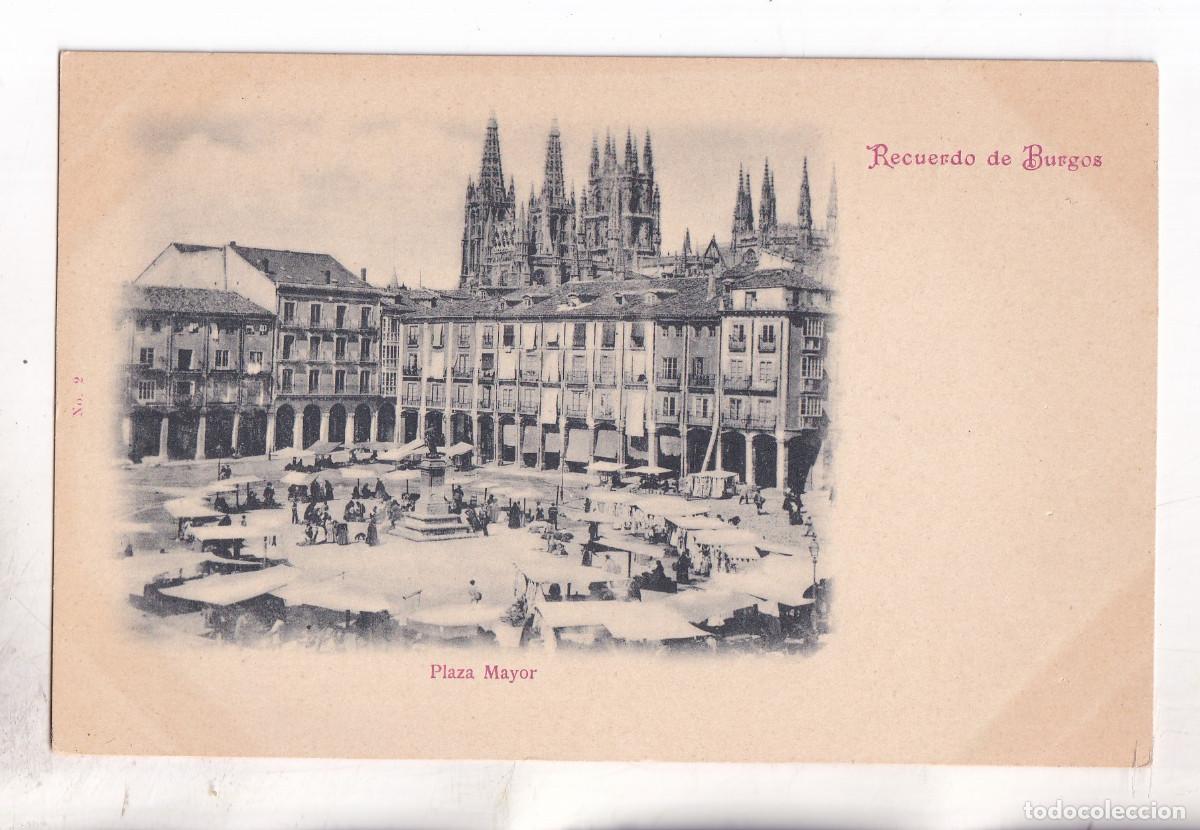 Postales: POSTAL. RECUERDO DE BURGOS. PLAZA MAYOR