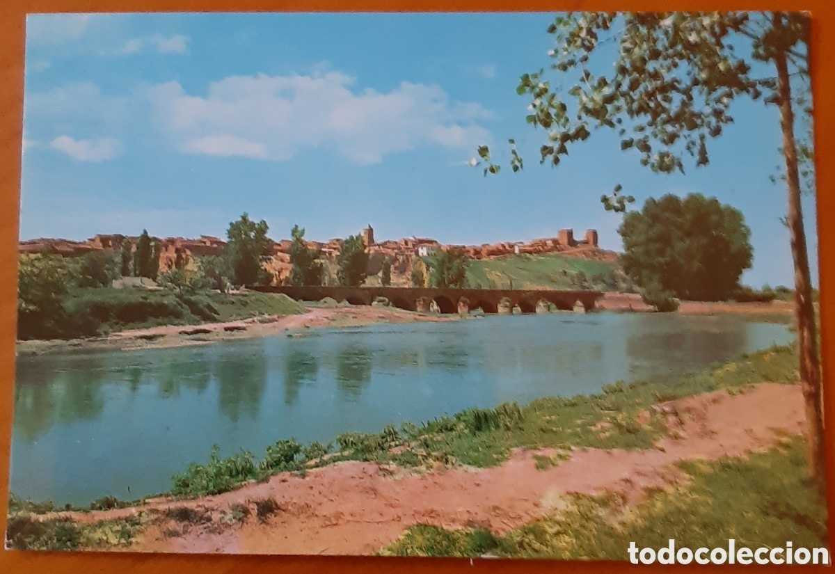 Postales: Postal Valderas Le&oacute;n. Vista general y r&iacute;o Cea. Escrita sin circular. R10260