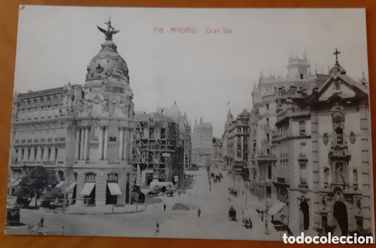 Postales: Postal Madrid. Gran V&iacute;a. Sin escribir. R10284