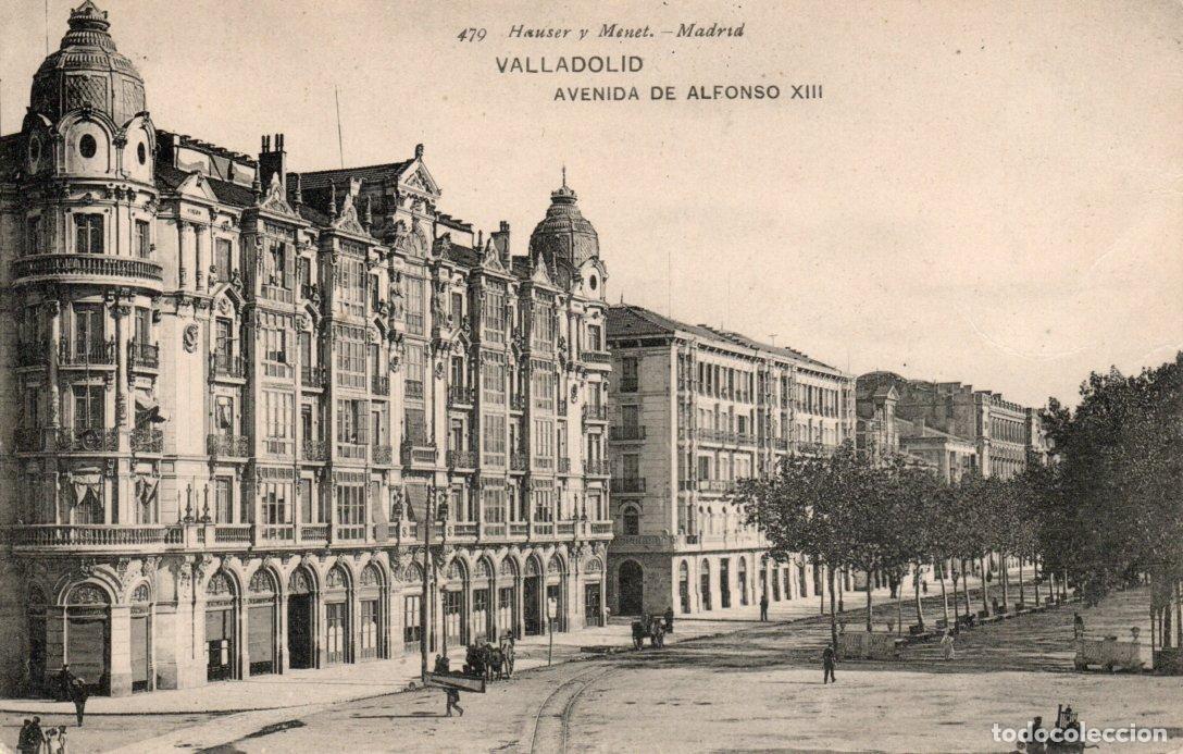 Postais: BONITA POSTAL - VALLADOLID - AVENIDA DE ALFONSO XIII - 479 HAUSER Y MENET