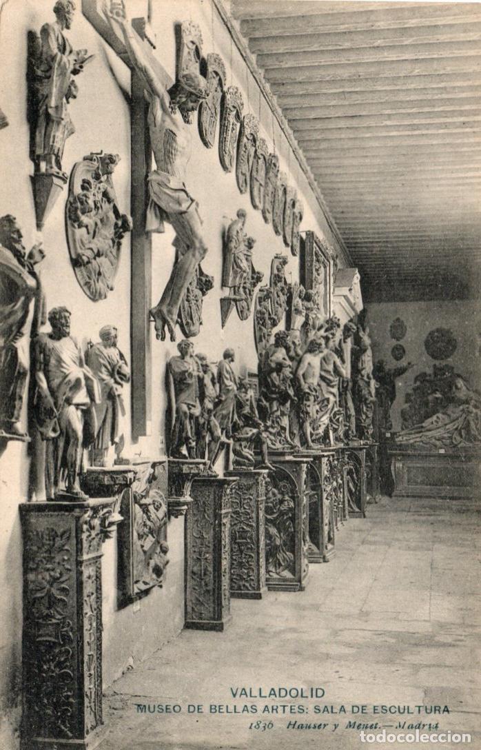 Postais: BONITA POSTAL - VALLADOLID - MUSEO DE BELLAS ARTES - SALA DE ESCULTURA - 1836 HAUSER Y MENET
