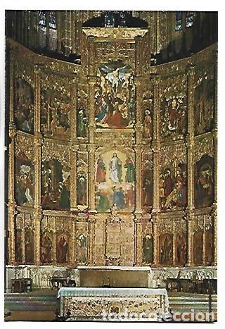Cartes Postales: CATEDRAL, RETABLO DEL ALTAR MAYOR - (BERRUGUETE, SIGLO XV).- .- AVILA