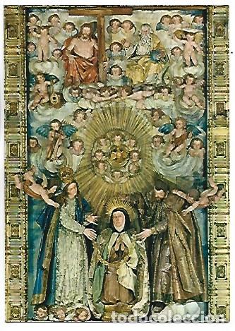 Postales: RETABLO MAYOR, DETALLE.- CONVENTO DE STA. TERESA.- AVILA