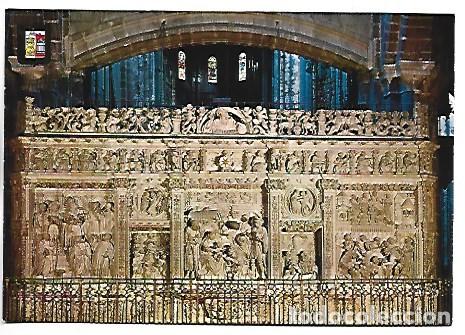 Postales: RETABLO DEL TRASCORO DE LA CATEDRAL.- AVILA