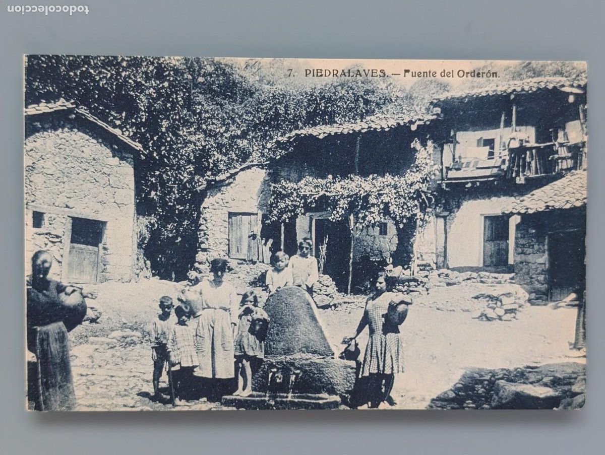 Postcards: MUY DIF&Iacute;CIL POSTAL AVILA PIEDRALAVES FUENTE DEL ORDERON TIPOS ED HAE CASTILLA PERFECTA CONSERV