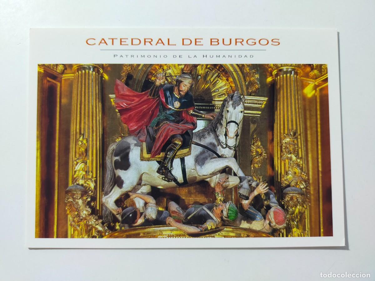 Cartoline: Postal BURGOS: Catedral. Santiago el Mayor - Imp. Edilesa