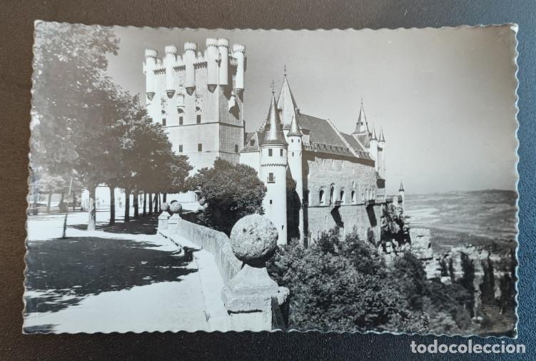 Postales: SEGOVIA, ALCAZAR, POSTAL ANTIGUA, 14 X 9 CM APROX.