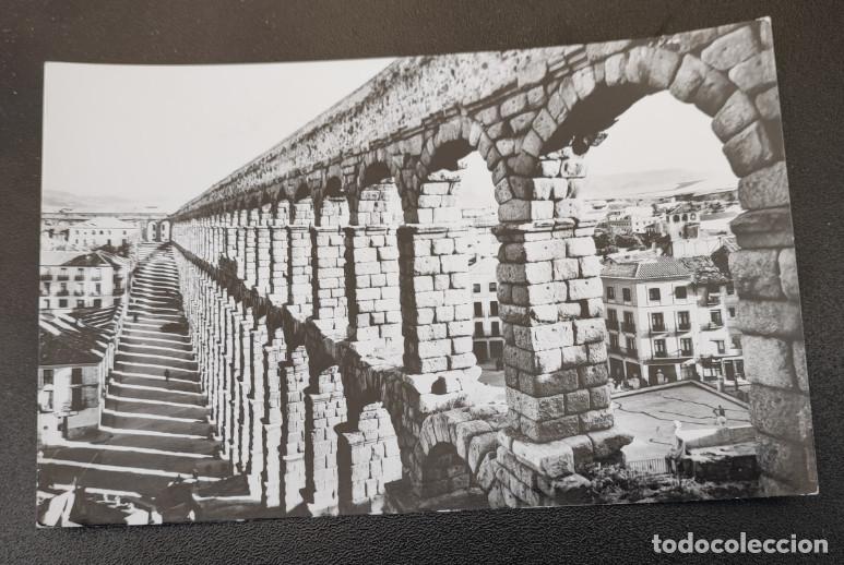 Postales: SEGOVIA, EL ACUEDUCTO, POSTAL ANTIGUA, 14 X 9 CM APROX.