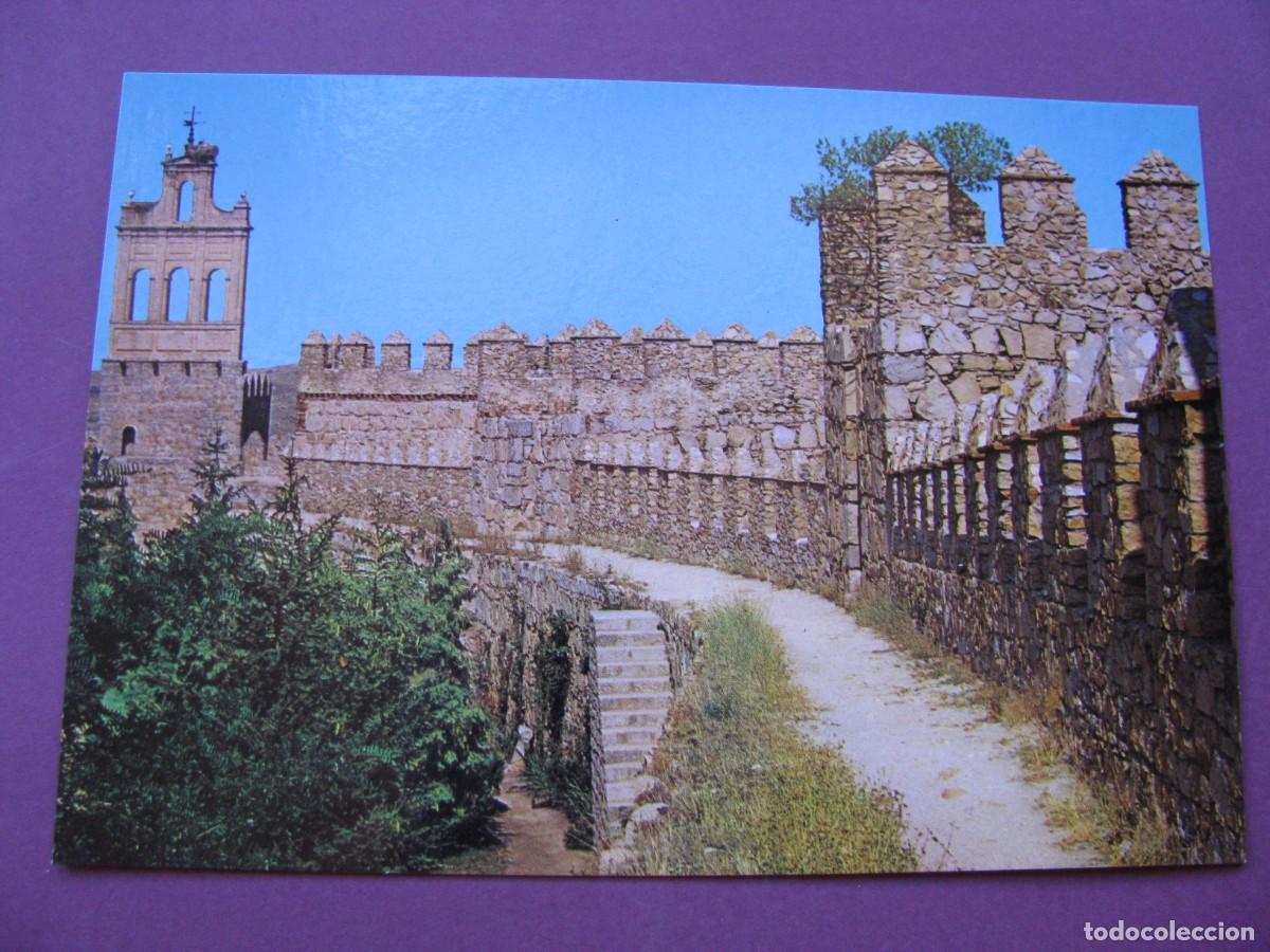 Postcards: POSTAL DE AVILA. MURALLAS Y ESPADA&Ntilde;A DEL CARMEN. ED. PARIS.