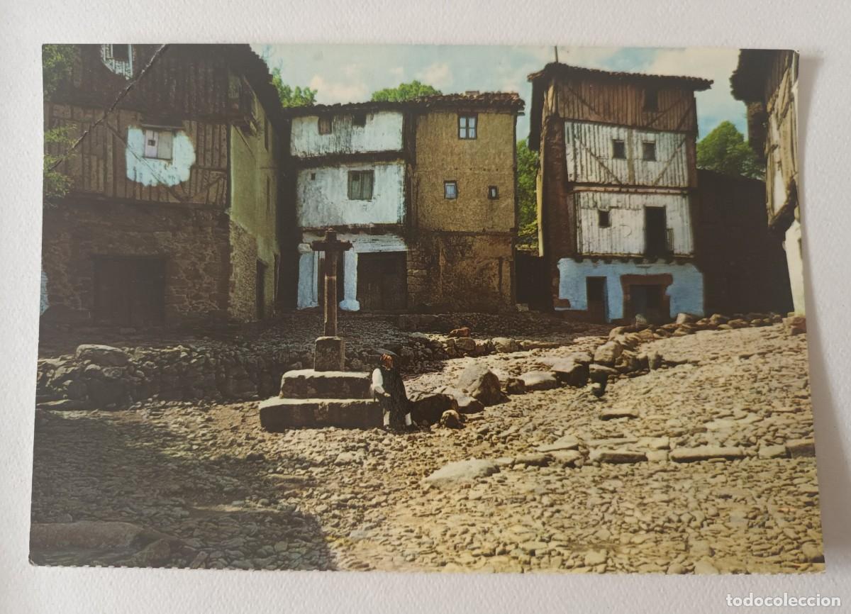 Postales: LA ALBERCA (SALAMANCA). CRUCERO DEL BARRIO NUEVO (1965)