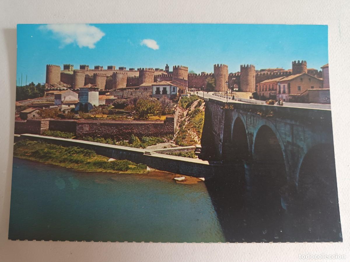 Postales: AVILA. RIO ADAJA Y MURALLAS (1974)