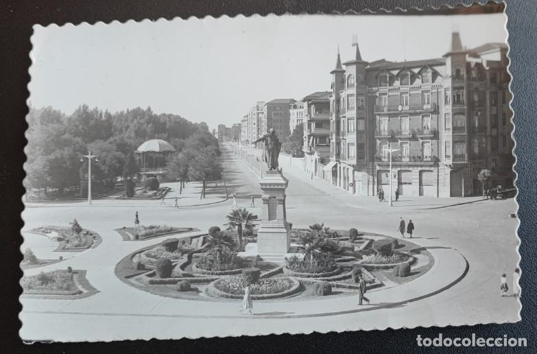Cartoline: LEON, GLORIETA DE GUZMAN EL BUENO, POSTAL ANTIGUA, 14 X 9 CM APROX.