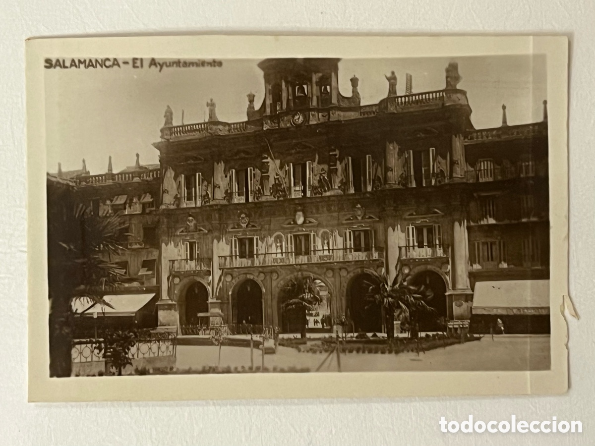 Postales: SALAMANCA. Postal fotogr&aacute;fica antigua. El Ayuntamiento.. (h.1910?) S/C
