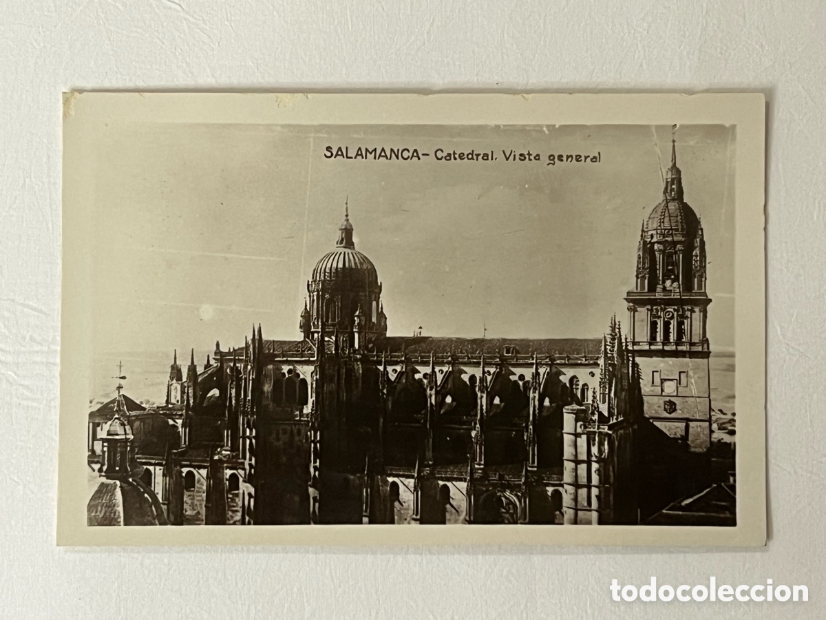 Postales: SALAMANCA. Postal fotogr&aacute;fica antigua. Catedral. Vista general .. (h.1910?) S/C