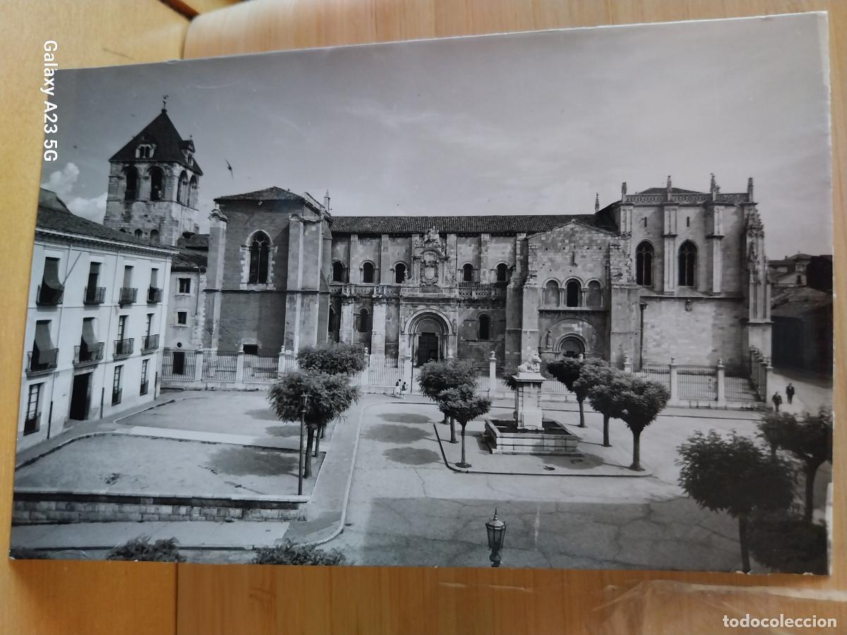 Cartes Postales: SAN ISIDORO LEON ED SICILIA 15 ESCRITA A&Ntilde;O 1960 ANIMADA PRECIOSA IMAGEN DE LA PLAZA
