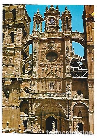 Postales: FACHADA PRINCIPAL DE LA CATEDRAL.- ASTORGA