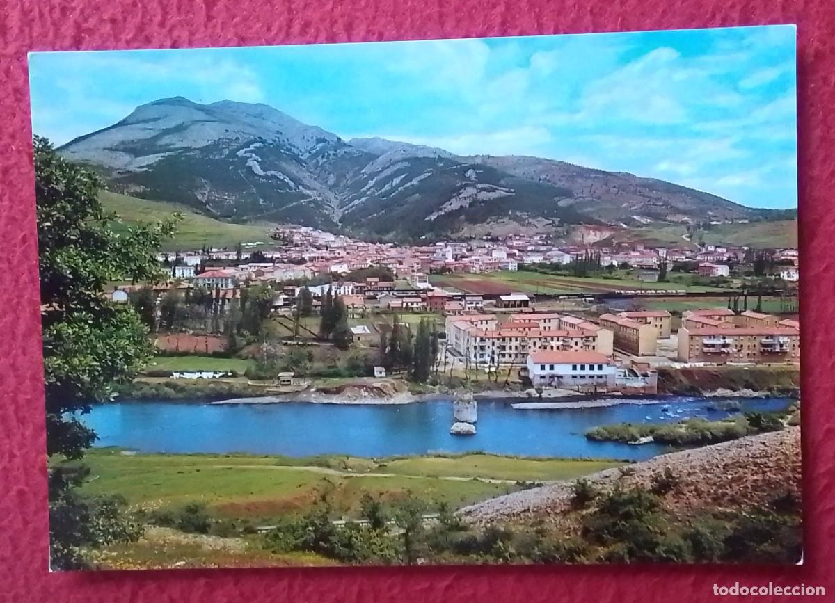 Postales: ANTIGUA POSTAL POST CARD CISTIERNA LE&Oacute;N VISTA PANOR&Aacute;MICA Y R&Iacute;O ESLA..SPAIN ESPAGNE SPANIEN POSTKARTE