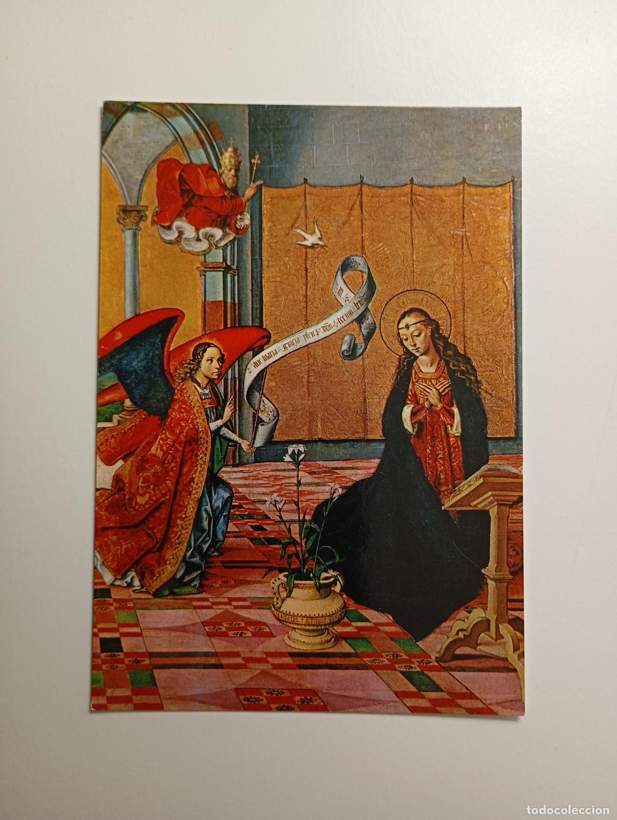 Postales: POSTAL DE LA ANUNCIACI&Oacute;N. MUSEO PARROQUIAL DE PAREDES DE NAVA. PALENCIA. TDKP30N