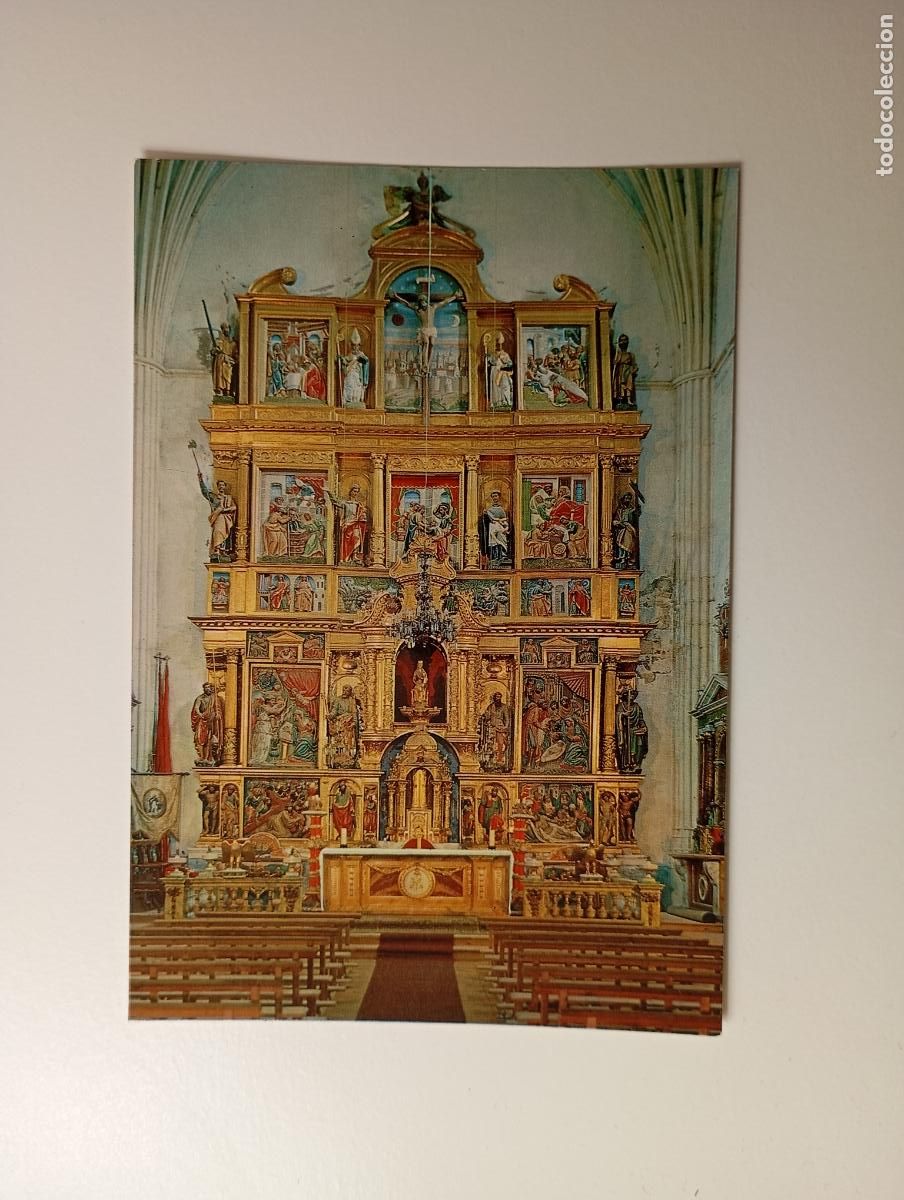 Postales: POSTAL DE CATALA&Ntilde;AZOR. SORIA. RETABLO RENACENTISTA. TDKP30N