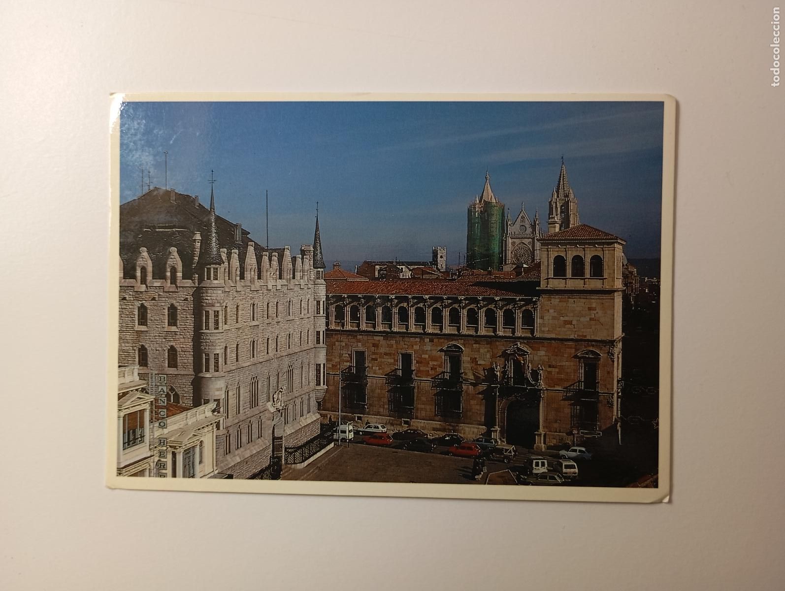 Postales: POSTAL DE ESPA&Ntilde;A PALACIO DE LOS GUZMANES Y BOTINES LE&Oacute;N. TDKP30N