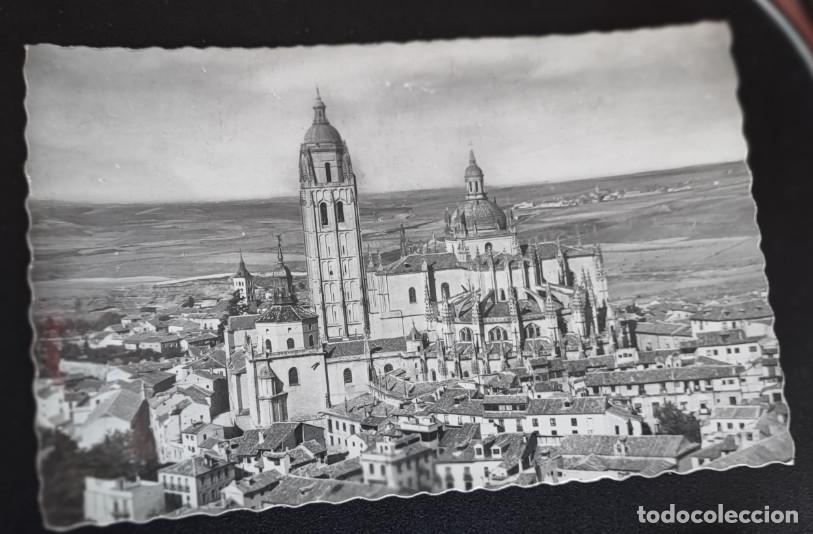 Postales: SEGOVIA AEREA, LA CATEDRAL, POSTAL ANTIGUA