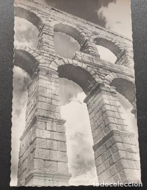 Postales: SEGOVIA, DETALLE DEL ACUEDUCTO, POSTAL ANTIGUA
