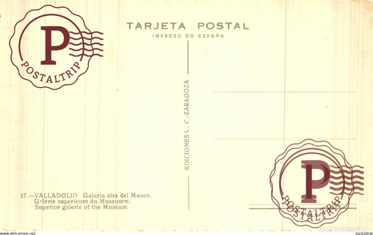 Postales: VALLADOLID. GALERIA ALTA DEL MUSEO. - Foto 2
