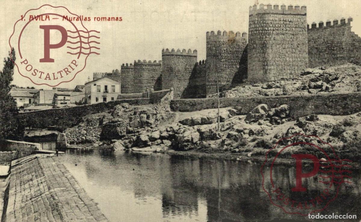 Postales: AVILA. MURALLAS ROMANAS.