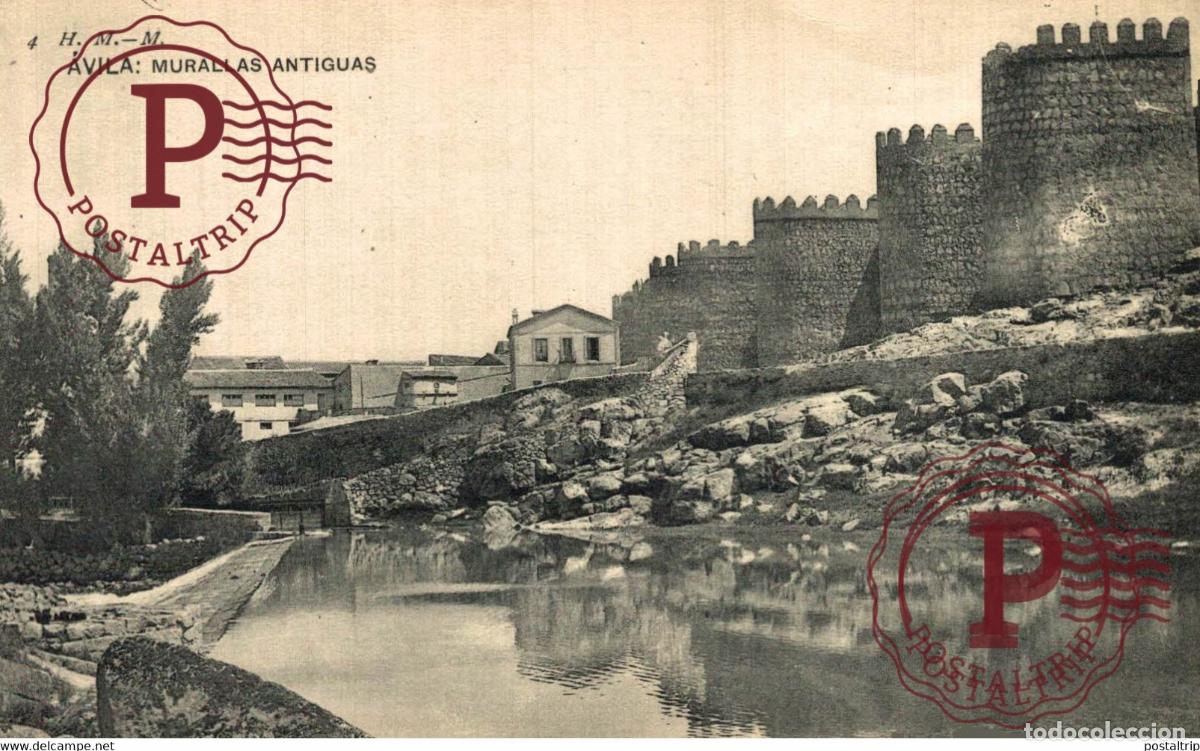 Postales: AVILA. MURALLAS ANTIGUAS. HAUSER Y MENET.