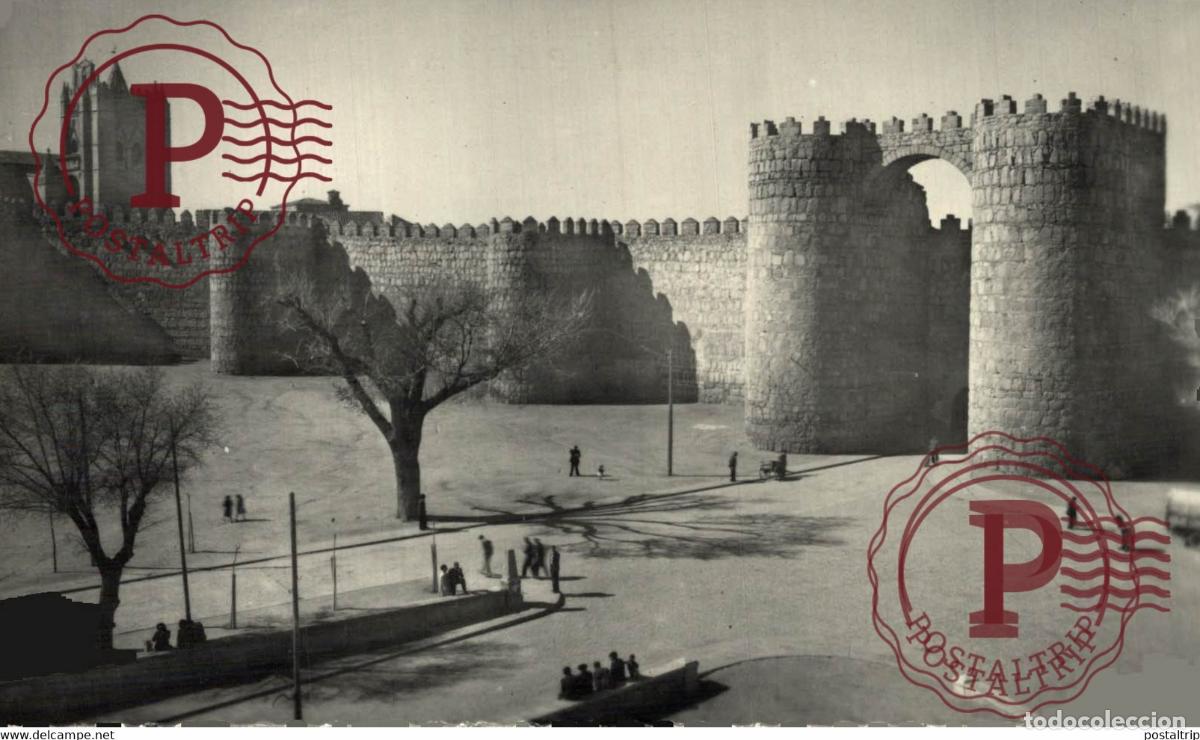 Postales: AVILA. PUERTA DE SAN VICENTE.