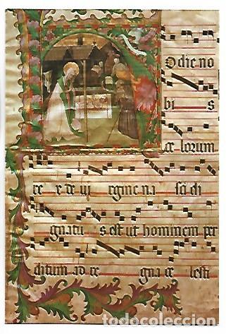 Postales: REAL COLEGIATA DE SAN ISIDORO. CANTORAL SIGLO XV. NACIMIENTO.- LEON