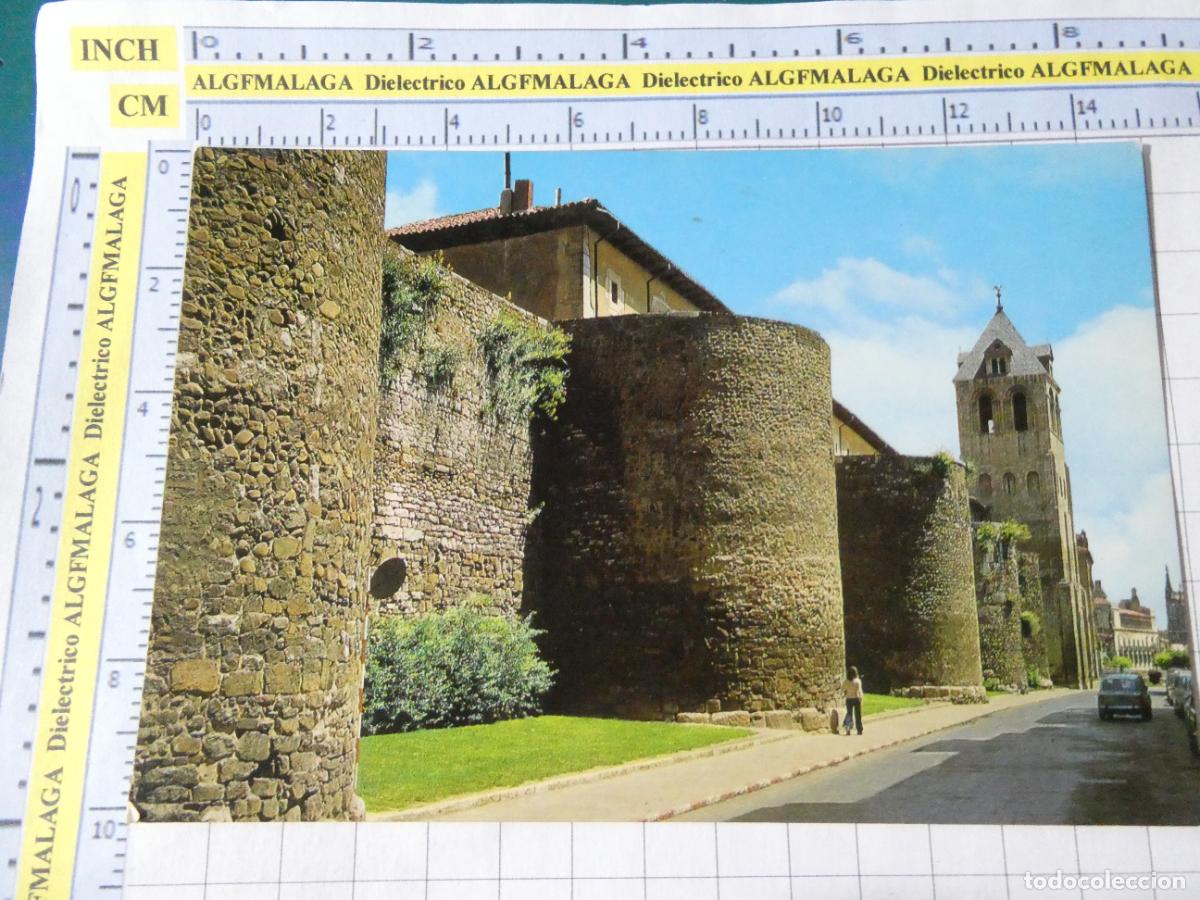 Postales: POSTAL DE LE&Oacute;N. A&Ntilde;O 1976. TORRE Y MURALLA DE SAN ISIDORO 70 GARRABELLA. 4794