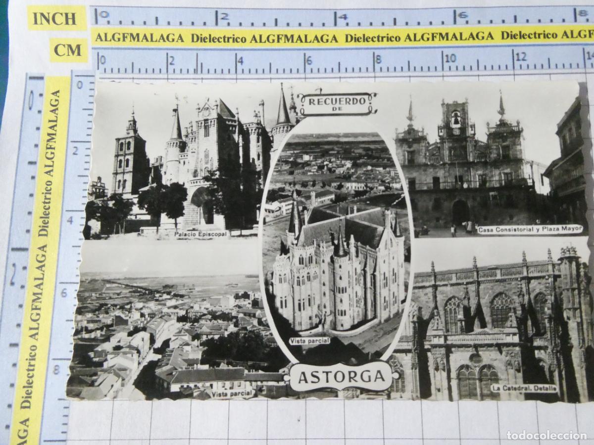 Postales: POSTAL DE LE&Oacute;N. A&Ntilde;OS 50. ASTORGA VISTAS DE LA CIUDAD. 74 ARRIBAS. 4809