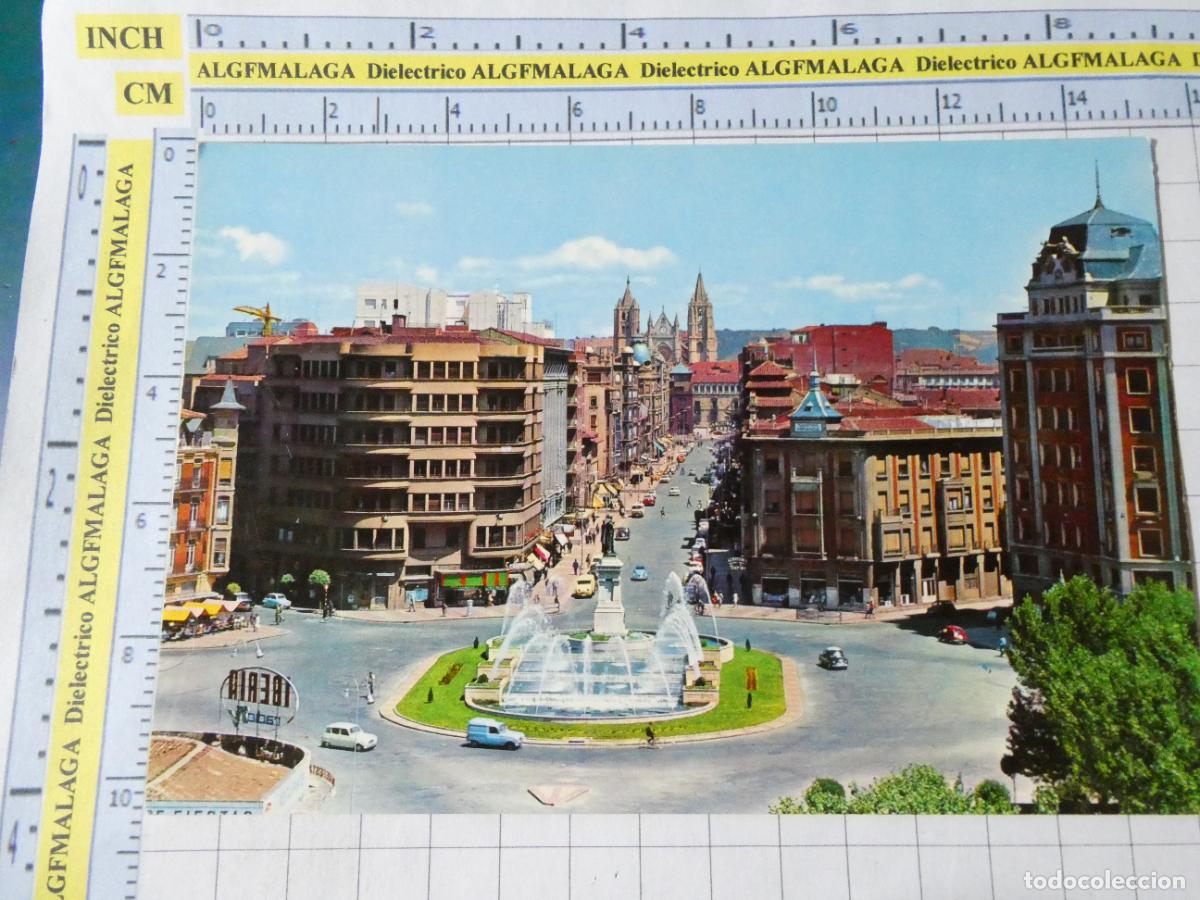 Postales: POSTAL DE LE&Oacute;N. A&Ntilde;O 1965. VISTA PARCIAL CASCADA Y CALLE DE ORDO&Ntilde;O II 6504 BEASCOA. 4810