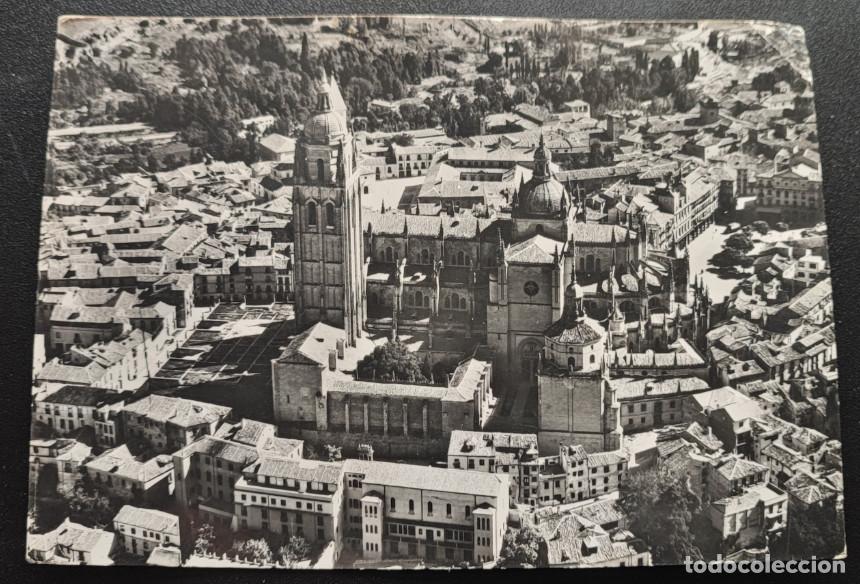 Postales: SEGOVIA, CATEDRAL, VISTA AEREA, POSTAL ANTIGUA