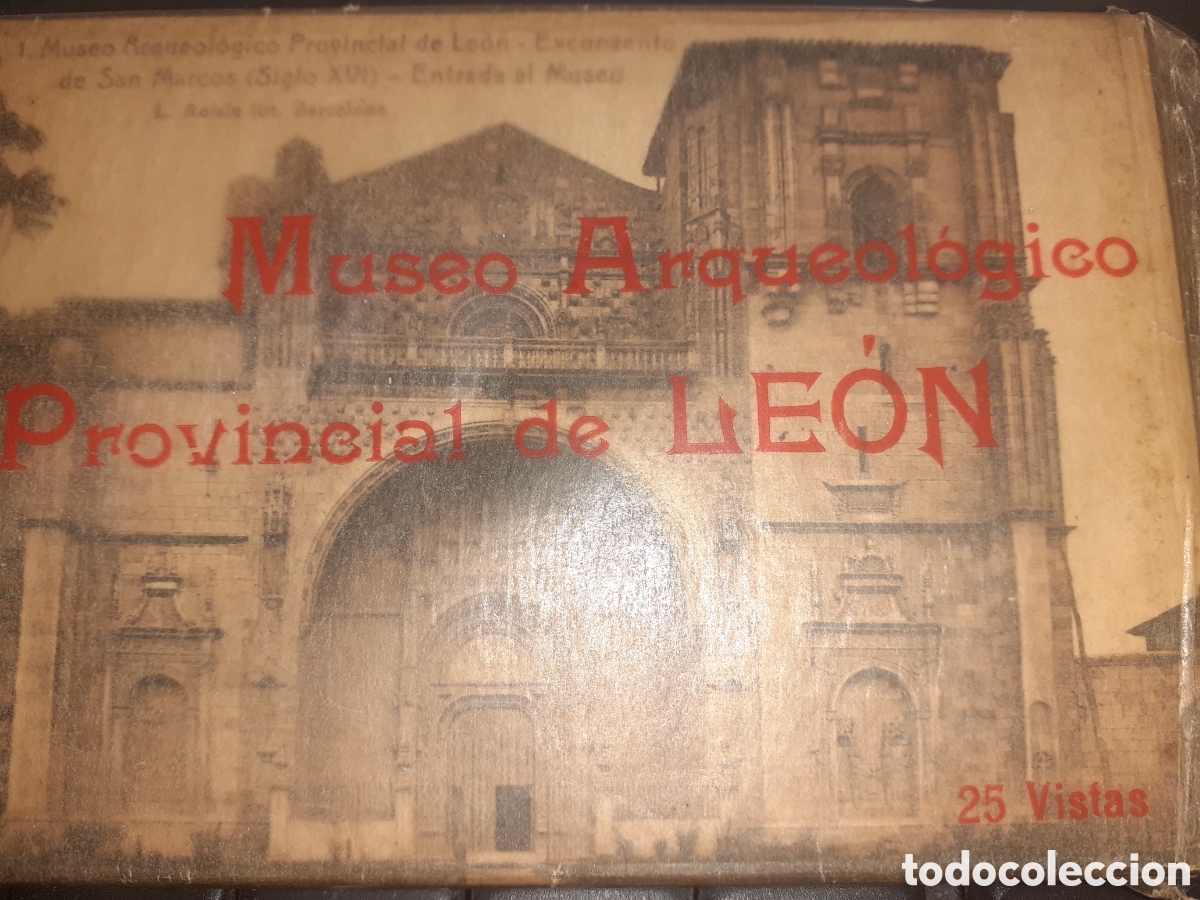 Postales: BLOCK 25 POSTALES ORIGINALES MUSEO ARQUEOLOGICO PROVINCIAL DE LEON. EN EL EXCONVENTO DE SAN MARCOS