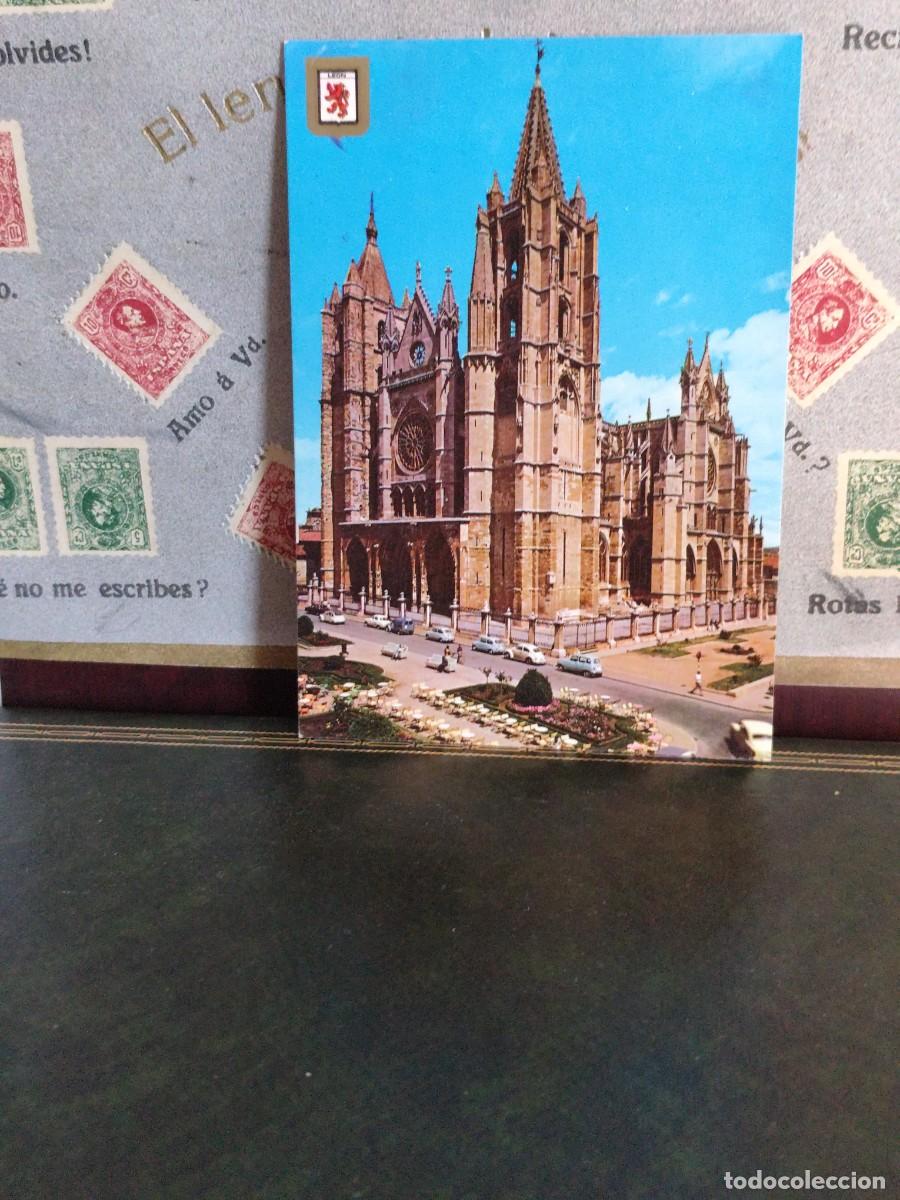 Postales: P6368 Postal Le&oacute;n 19 Catedral. Subirats Casanovas