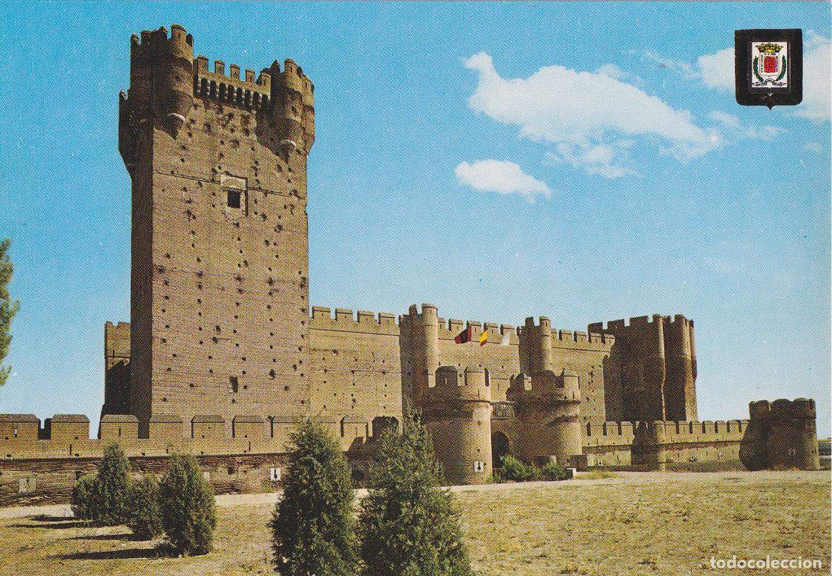 Postales: CASTILLOS DE ESPA&Ntilde;A - MEDINA DEL CAMPO (VALLADOLID) - ESCUDO DE ORO N&ordm;10 - S/C