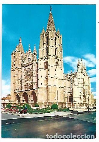 Postales: CATEDRAL, ARTE GOTICO.- LEON