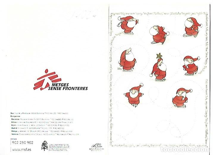 Postales: &rdquo; METGES SENSE FRONTERES &rdquo;.- FELICITACION, ORIGINAL, (OFERTA 3X2). COMPRA 3 Y PAGA 2